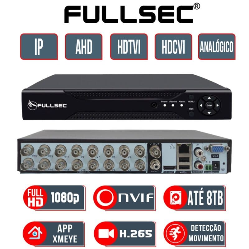 1279-1080p Kit CFTV Fullsec 1279-1080p