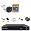 Kit 1 Câmera de Segurança HD 720p + DVR 4 Canais + HD 160GB + Cabo 50m Fullsec